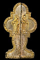 Cross of King Ashot II Yerkat (the Iron) and Case, Cross: Iron, colored stones, and glass; case: silver cover wood, Byzantine and Armenian